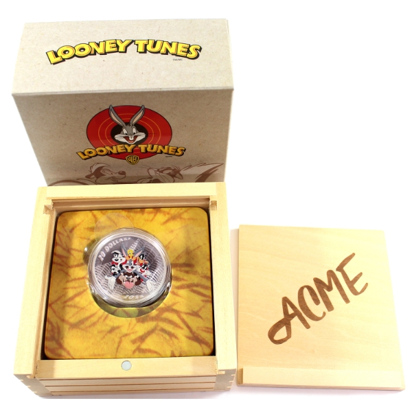 2015 $20 Looney Tunes™: Merrie Melodies Fine Silver Coin (Tax Exempt)