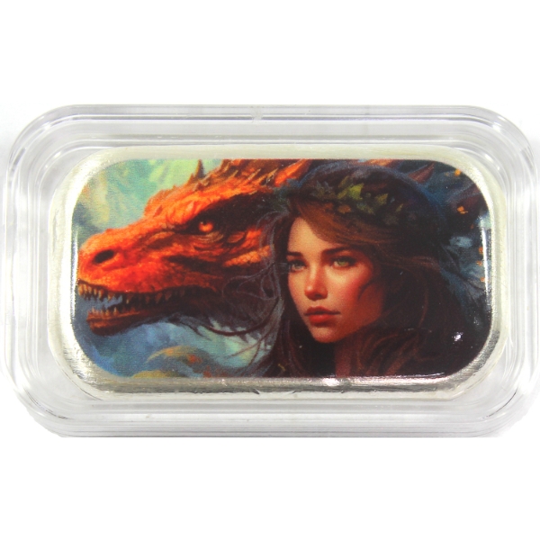 2oz Haleybug Mint Solarion - Enchanted Champions Series .999 Fine Silver Bar (Tax Exempt)