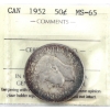 Image 1 : 50-cent 1952 ICCS MS65