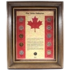 Image 1 : Canadian Nickel Collection 11-Coin Set in Wooden Frame