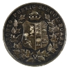 Image 1 : Toronto Public School Board 1889 8 Years of Attendance Medal 10g-Sterling Silver, 29mm