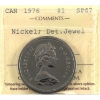 Image 1 : Nickel $1 1976 Detached Jewel ICCS SP67