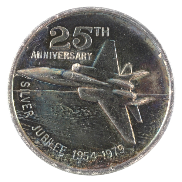 Canadian Forces Base-Cold Lake AB 1979 25th Anniversary/Silver Jubilee 22.5g Cupronickel, 39mm