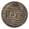 Image 1 : Love Token- Papa Script on 1882 USA 10c Seated Liberty Silver Dime 