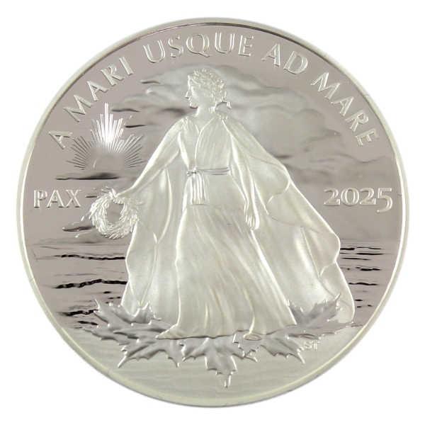 2025 $1 Peace Dollar 1oz .9999 Fine Silver Coin (Tax Exempt)