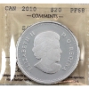 Image 1 : 2010 $20 Maple Leaf Crystal Raindrop 1oz Fine Silver Coin ICCS PF68 UHC