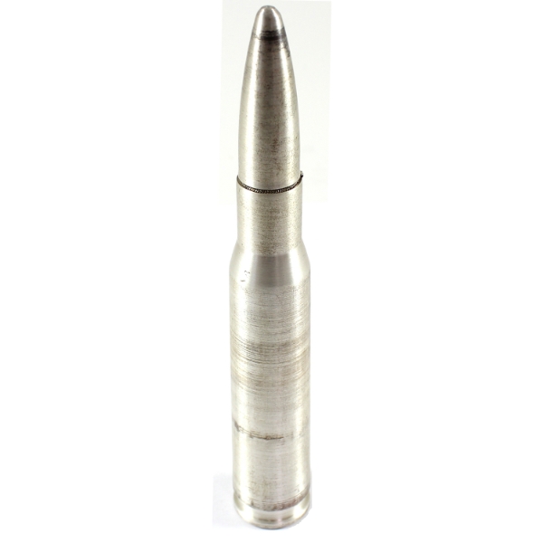 10oz Northwest Territorial Mint Intert Cartridge, .50 Caliber BMG .999 Fine Silver Bullet Replica 