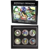 Image 1 : Cuba 1996 Peso The History of Cuba- Caribbean Fauna II 6-Coin Set