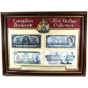 *Canadian Banknote Five Dollar Collection in Wooden Frame