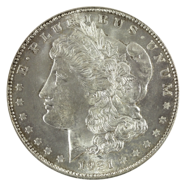 USA Silver 1921-D Morgan Dollar Choice BU
