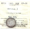 Image 1 : Newfoundland 10-cent 1885 Obverse 2 ICCS VF30