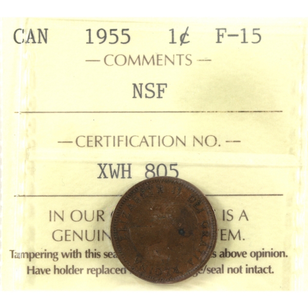 1-cent 1955 NSF ICCS F15