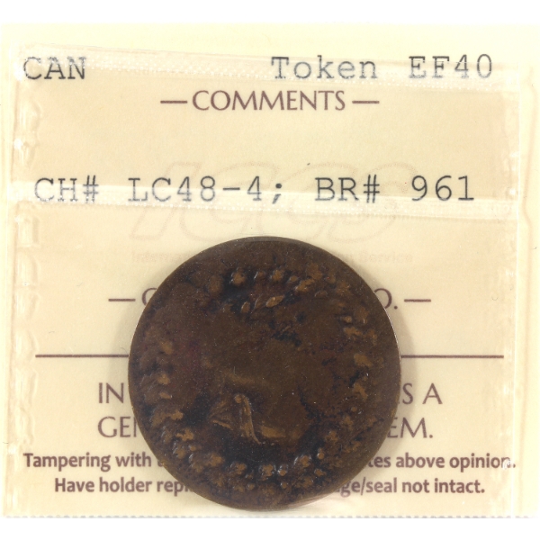 BR-961 CH# LC48-4 1812 Token ICCS EF40