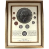 Image 1 : Great Britain Coins of George V 9-Coin Set in Wooden Frame