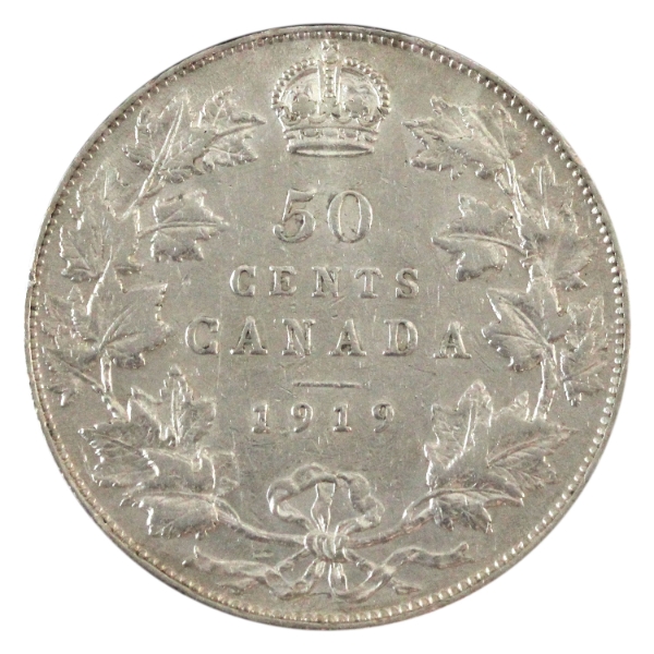 50-cent 1919 VF-EF