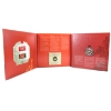 Image 1 : 2007 $15 Lunar-Year of the Pig Sterling Silver and Gold Plated Cameo Coin & Stamp Set