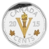 Image 4 : 2015 5-cent Legacy of the Canadian Nickel 6-Piece Set w/ Selective Gold Plating (Tax Exempt)
