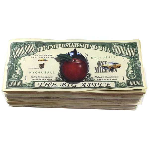 Bulk Lot of USA Assorted Designs One Million Dollar Fantasy Banknotes Approx. 270pcs — image 31