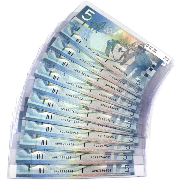 Bulk Lot of BC-67a & BC-67b 2006 & 2008 UNC to CUNC Jenkins-Dodge & Jenkins-Carney. 11pcs.