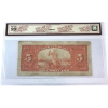 Image 2 : BC-5 1935 $5 English BCS VF20 Osborne-Towers SN: A1125453 Check Letter D