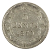 Image 1 : Newfoundland 5-cent 1870 VF-EF 