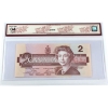 Image 2 : BC-5aA 1986 $2 BCS Choice UNC64 Original Crow-Bouey Replacement SN:ARX0700635