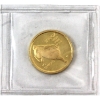 Image 1 : 1/10oz Singapore 1987 10 Singold Rabbit .9999 Fine Gold Coin (Tax Exempt)