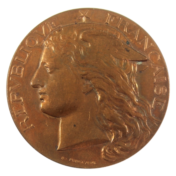 France 1894 Paris Agricultural Competition Medal 58.34g-Bronze, 50mm