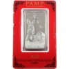 Image 1 : 1oz PAMP Suisse 2023 Year of the Rabbit .999 Fine Silver Bar (Tax Exempt)