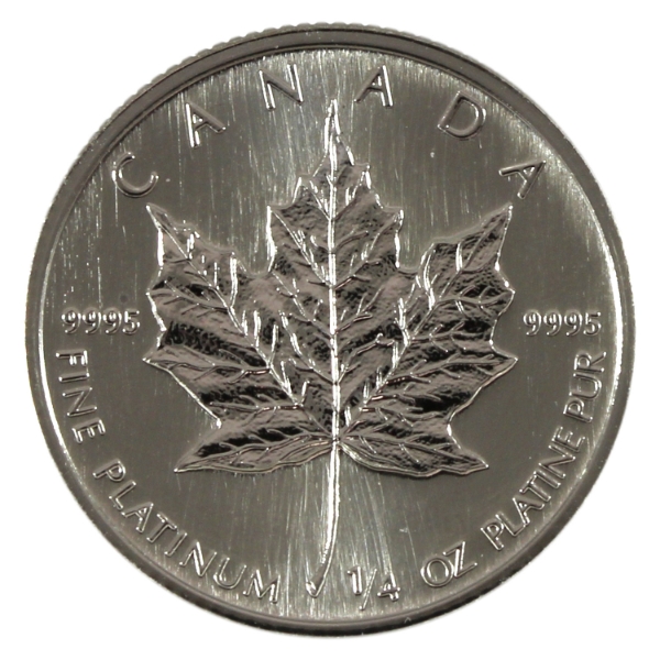 1988 Platinum $10 PML 1/4oz .9995 Fine Platinum Coin (Tax Exempt)