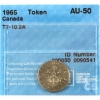 Image 1 : RCM Test Token TT-10.2A 1965 CCCS AU50
