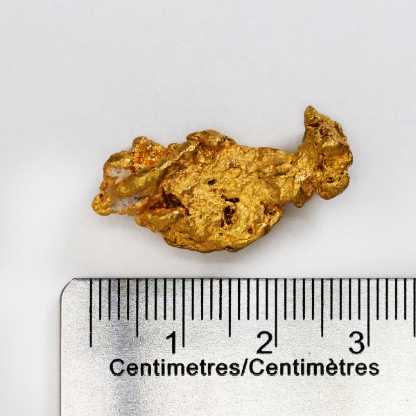 9.641g Natural Gold Nugget, 23.5 carat (98.6% XRF)