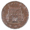 Image 1 : BR-527, CH-PC-1A2 1842 Bank of Montreal Half Penny Token Brilliant Uncirculated Lustrous Brown