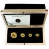 Image 1 : 2011 Gold 100th Anni. of the Royal Canadian Mint 4-coin Fractional GML Set (Tax Exempt)