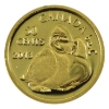 Image 1 : 2013 Gold 50-cent Inuit Art- Owl Shaman Holding Goose 1/25oz .9999 Fine Gold (Tax Exempt)