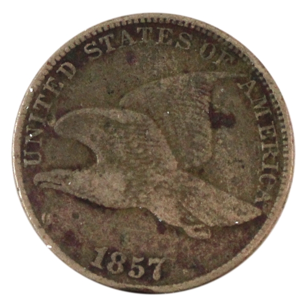 USA 1857 1-cent VF-EF