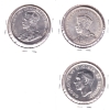 Image 2 : Silver $1 1935 AU-UNC, 1936 UNC & 1937 AU-UNC. (cleaned) 3pcs