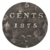 Image 2 : 5-cent 1875H Small Date ICCS F15
