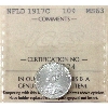 Image 1 : Newfoundland 10-cent 1917C ICCS MS63