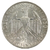 Image 2 : Germany-Weimar Republic Silver 1929A 5 Mark Zeppelin AU-UNC