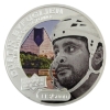Image 1 : 1oz Cook Islands 2017 $5 Upper Deck Grandeur- Dustin Byfuglien .9999 Silver Coin (Tax Exempt)