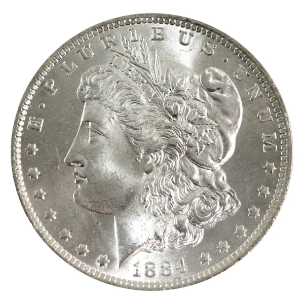 USA Silver 1884-O Morgan Dollar Choice BU