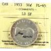 Image 1 : 50-cent 1953 LD SF ICCS PL65 