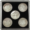 Image 1 : 5x 1g Silver Maple Gram 5-Round Set. 5pcs. (Tax Exempt)