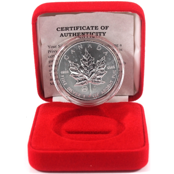 1oz 2009 $5 SML .9999 Fine Silver Coin w/ London Bridge Privy (Tax Exempt)