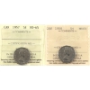 5-cent 1957 & 1958 ICCS MS65. 2pcs.