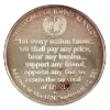 Image 2 : The Legacy of John F. Kennedy - Addressing the United Nations 1oz .999 Fine Silver Medallion 