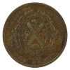 Image 2 : BR-526, CH-PC-2B 1842 Province of Upper Canada Bank of Montreal Penny Token EF