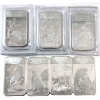 Image 1 : 7x 1oz Apmex 2013-2022 Chinese Zodiac .999 Silver Bars. 7pcs. (Tax Exempt)