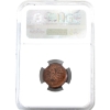 Image 2 : ERROR 1-cent 1978 Struck 10% Off Center Mint Error NGC MS62 Red & Brown
